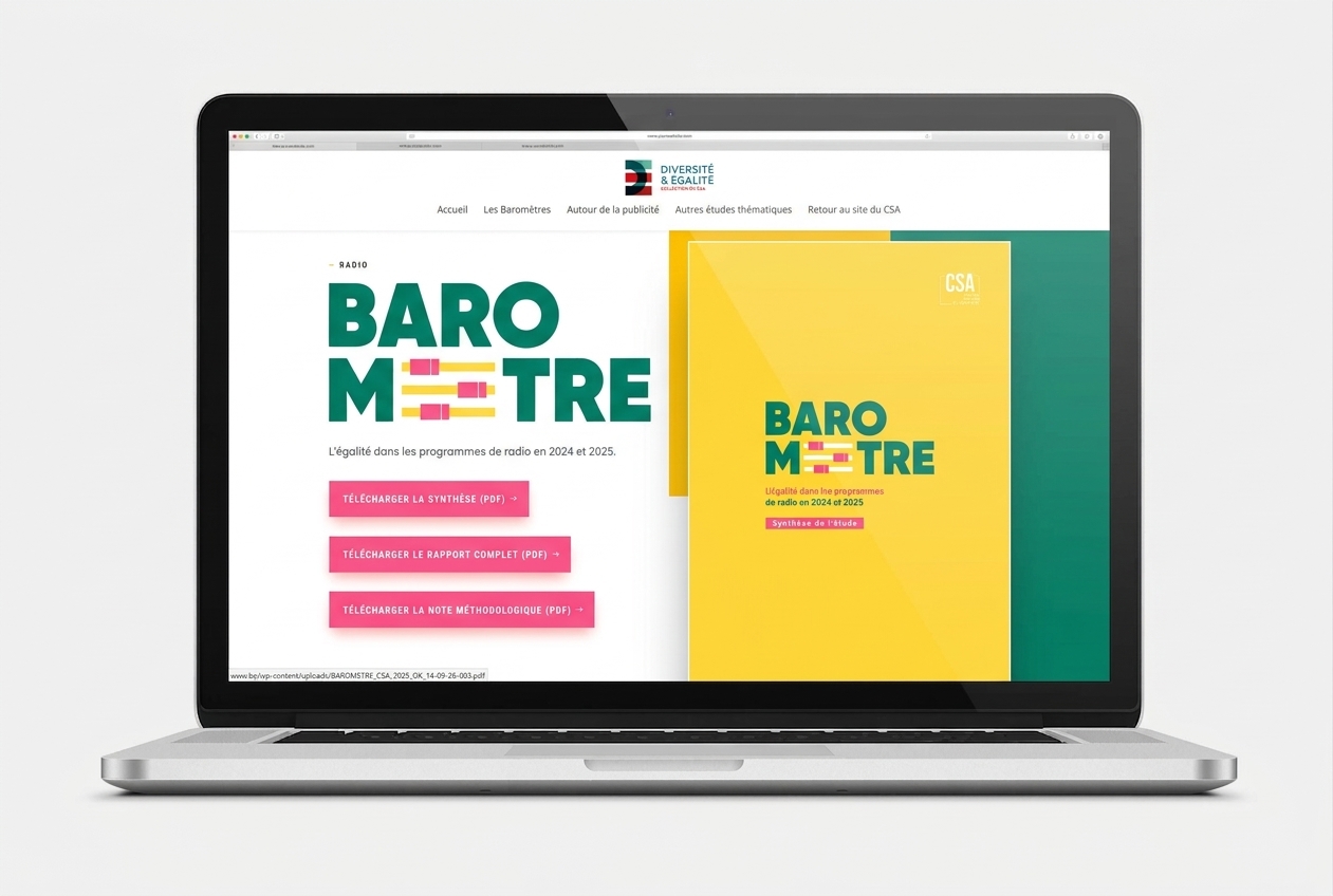 Page web du Baromètre