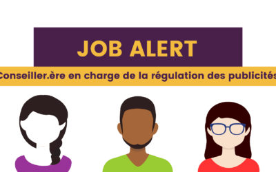 Le CSA recrute un.e conseiller.ère en charge de la régulation des publicités (temps plein, CDD 12 mois)