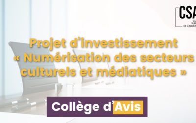 Le secteur audiovisuel remet son avis sur le plan de reprise et de résilience européen