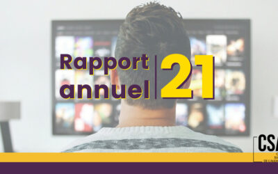 Rapport annuel 2021 du CSA: Discriminations, information et protection des mineurs au centre des préoccupations des publics en 2021