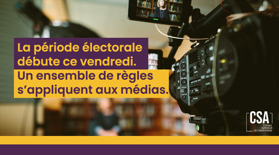 Le règlement électoral s'applique aux médias dès ce vendredi 9 février 2024. 