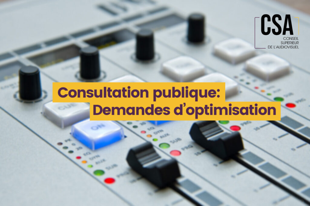 consultation publique: optimisations