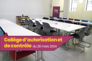 Ordre du jour du CAC du 28 mars 2024