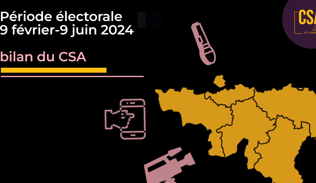 Elections 2024 : les médias ont globalement respecté les règles, mais le CSA constate certains manquements importants