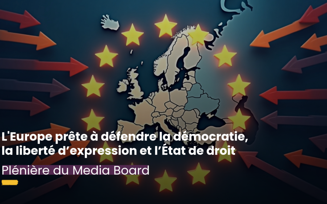 Illustration de la Plénière du Media Board.