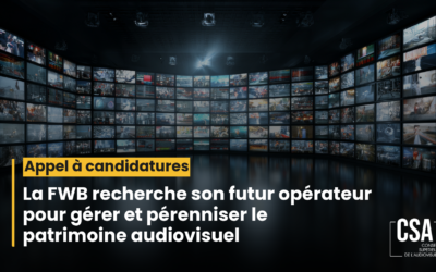 Appel à candidatures : la FWB recherche son futur opérateur pour gérer et pérenniser le patrimoine audiovisuel