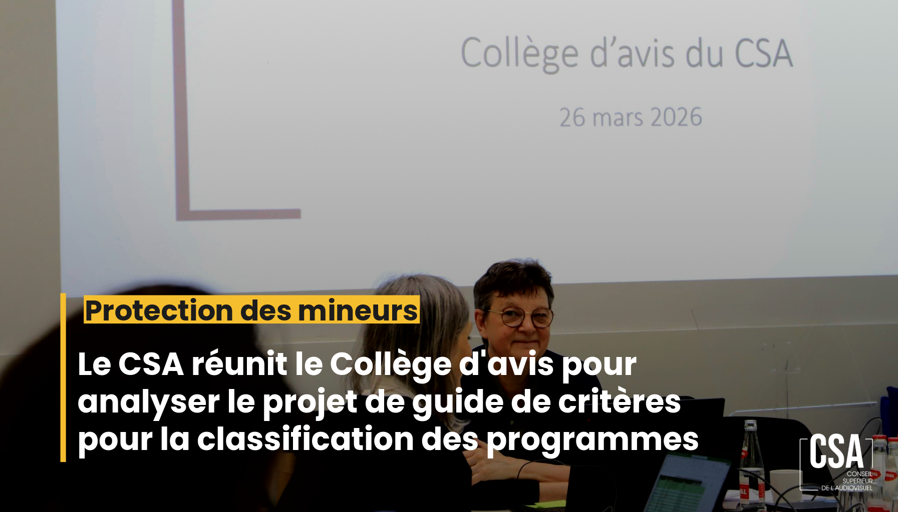 Image de l'article Protection des mineurs : le CSA réunit le Collège d'avis pour analyser le projet de guide de critères pour la classification des programmes