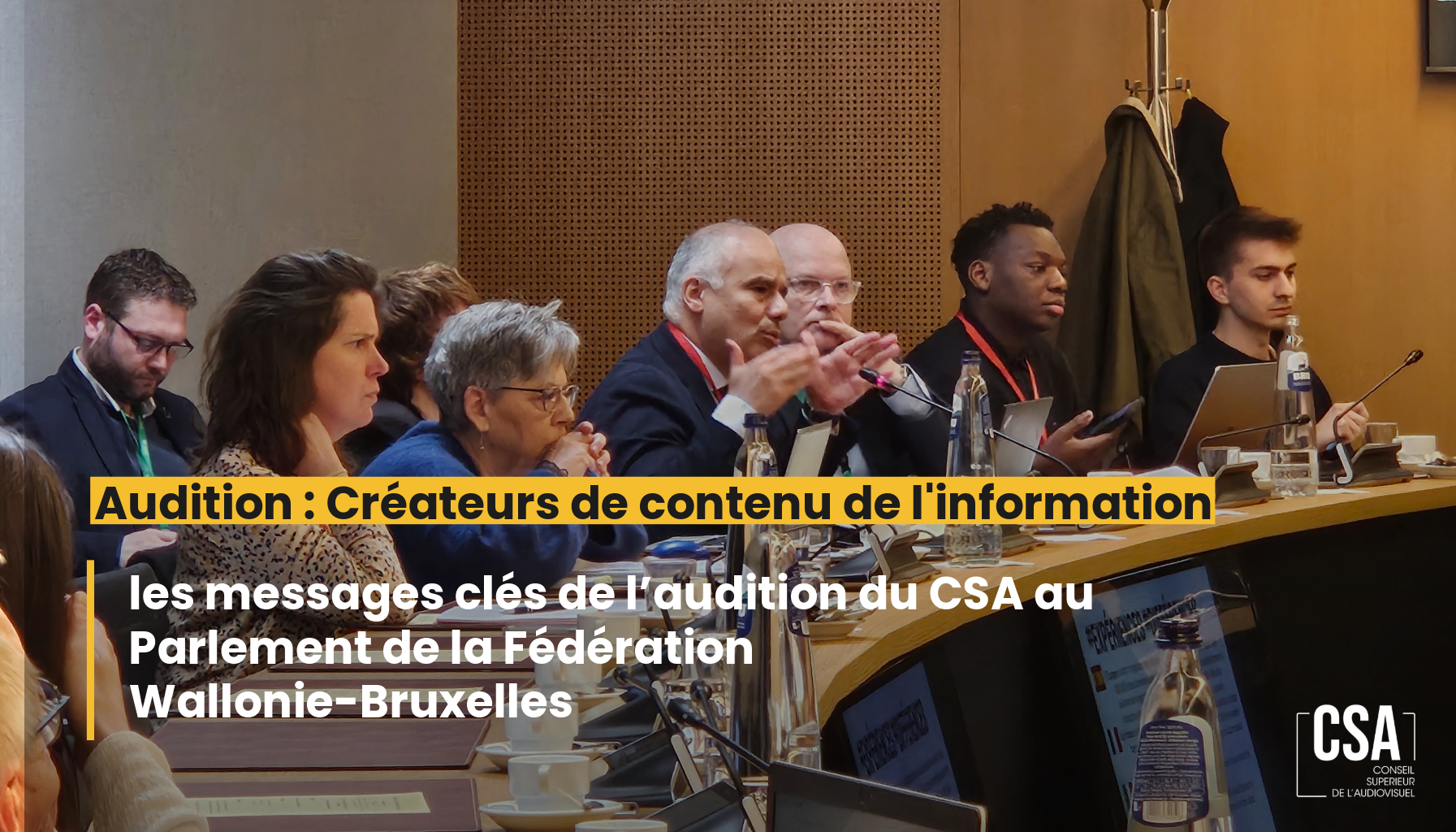 Image de l'article Les “créateur de contenu de l’information” face à la régulation audiovisuelle : les messages clés de l’audition du CSA au Parlement de la Fédération Wallonie-Bruxelles