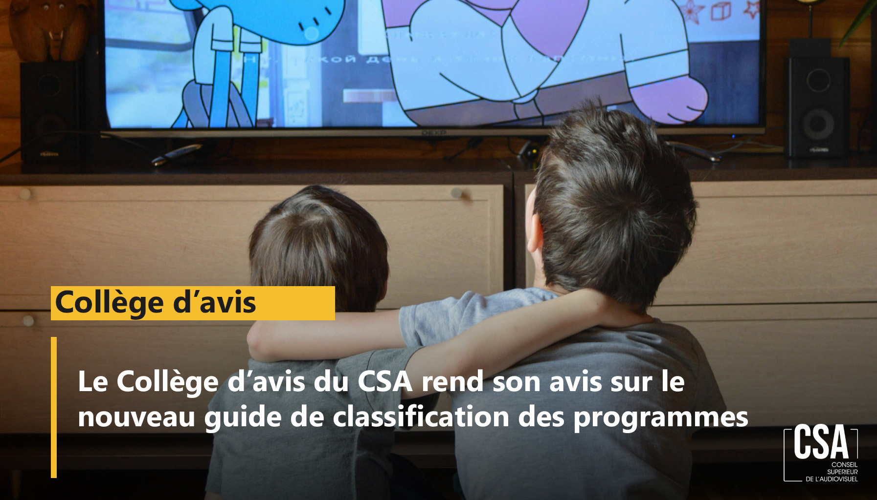 Image de l'article Le Collège d’avis du CSA rend son avis sur le nouveau guide des critères pour la classification des programmes