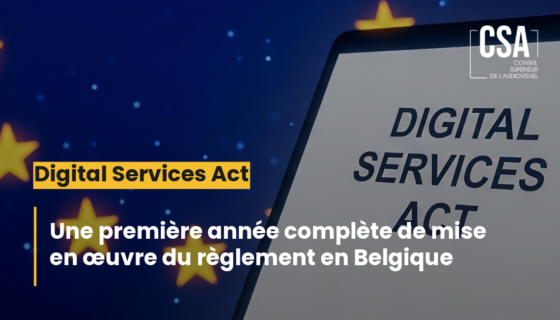 Image de l'article Digital Services Act : une première année complète de mise en œuvre du règlement en Belgique